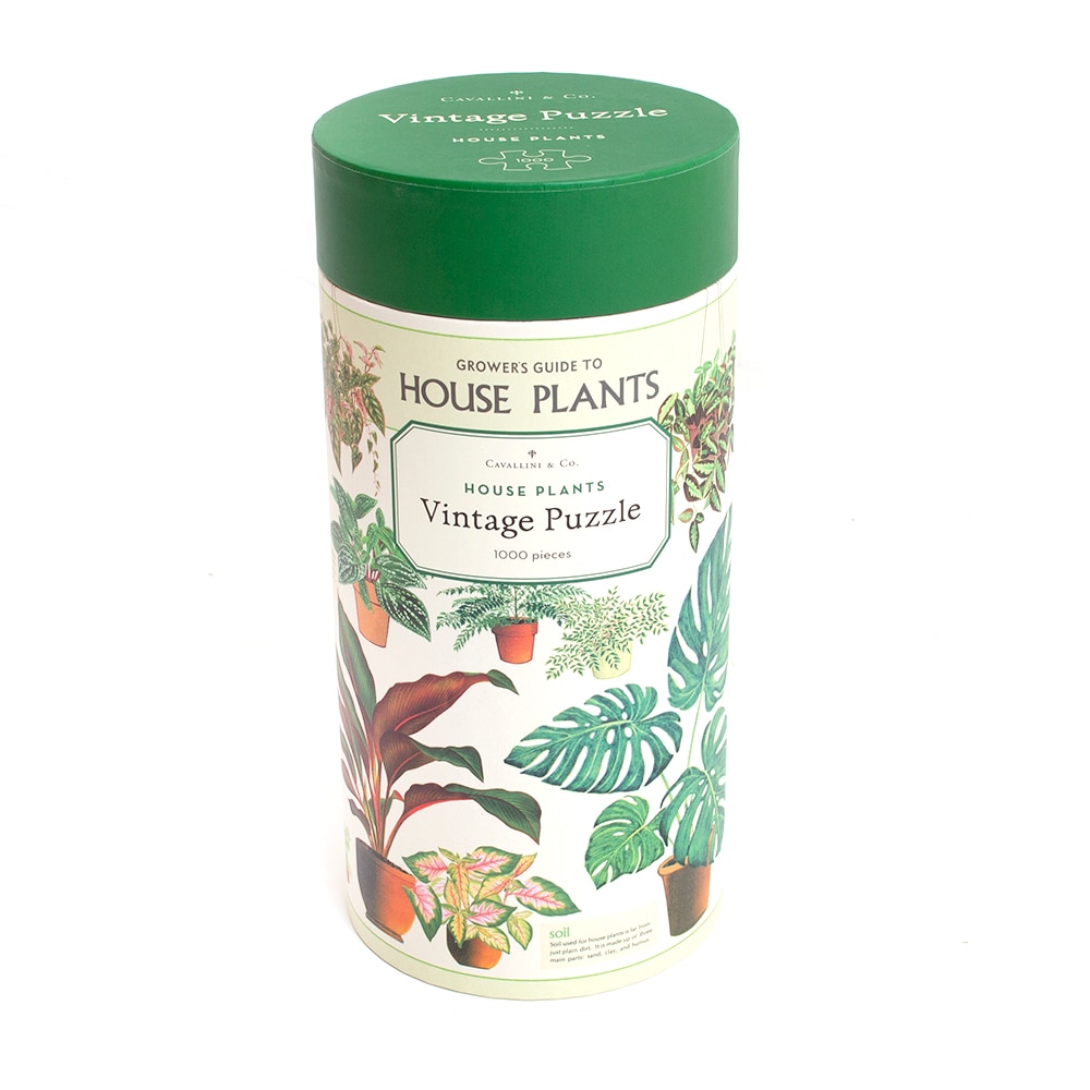 Cavallini, Puzzle, Gifts, 1000 Piece, Jigsaw, House Plants, 438280